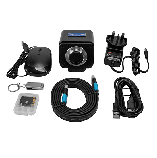 BHC4-1080P8MPB C-mount HDMI+USB Output CMOS Microscope Camera (IMX415 Sensor, 8.3MP)